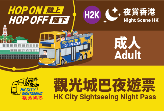 觀光城巴開篷巴士夜遊票